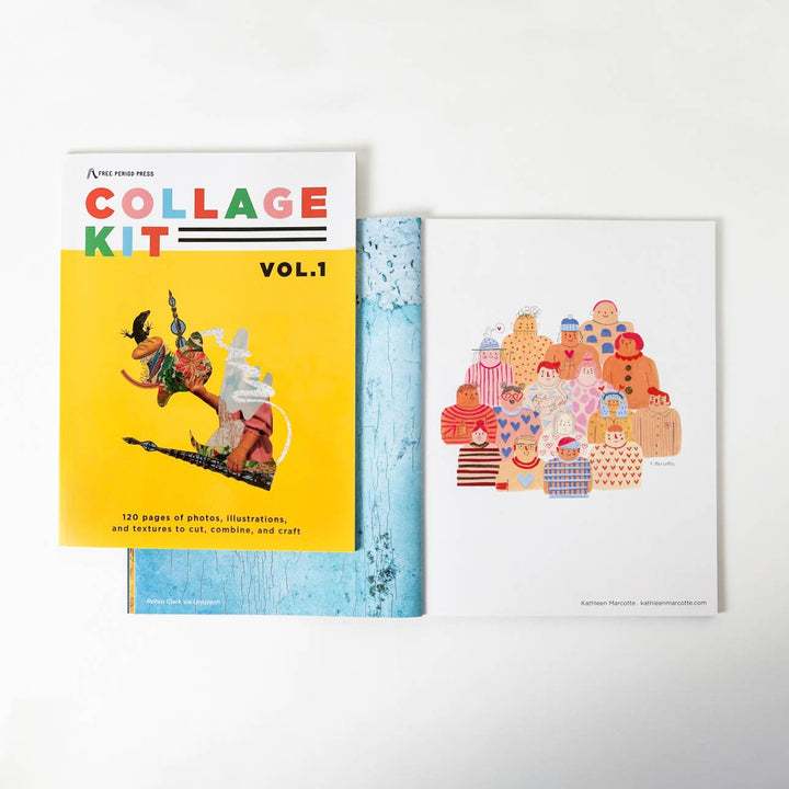 Free Period Press paper Collage Kit Magazine Vol. 1