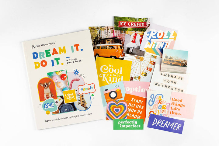 Free Period Press paper Dream It. Do It. A Kids Vision Board Book