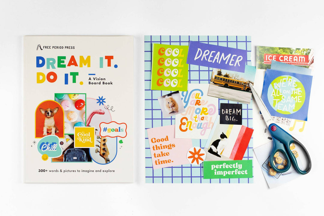Free Period Press paper Dream It. Do It. A Kids Vision Board Book