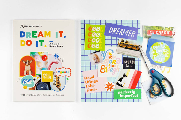 Free Period Press paper Dream It. Do It. A Kids Vision Board Book