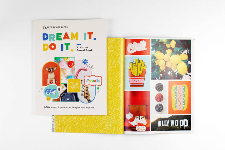 Free Period Press paper Dream It. Do It. A Kids Vision Board Book