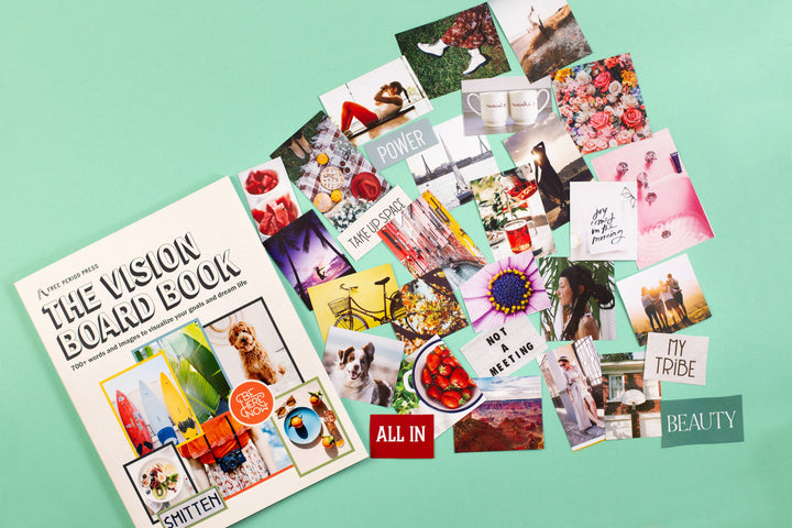 Free Period Press paper The Vision Board Book: 700+ Words & Images