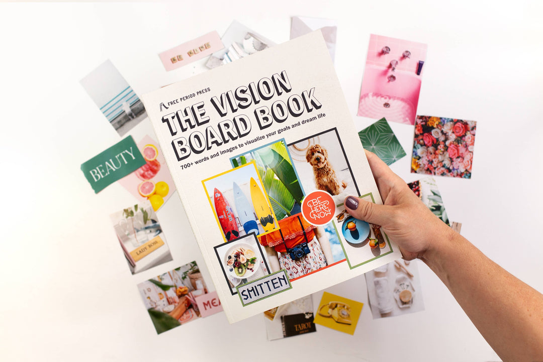Free Period Press paper The Vision Board Book: 700+ Words & Images