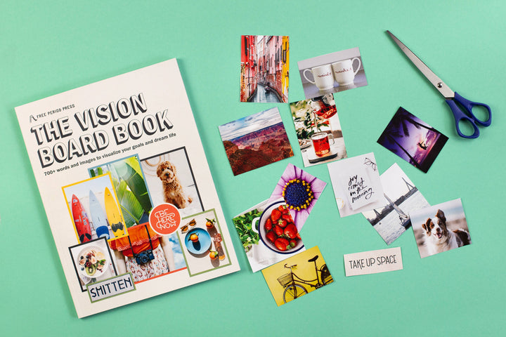 Free Period Press paper The Vision Board Book: 700+ Words & Images