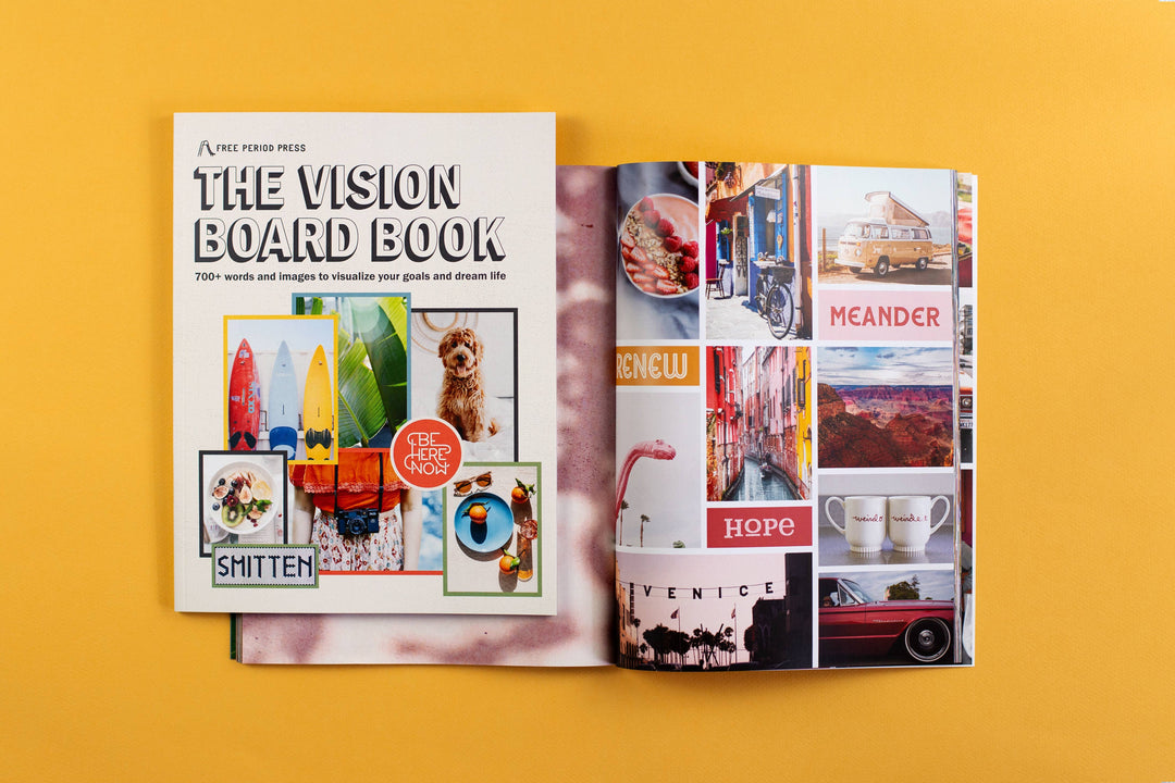 Free Period Press paper The Vision Board Book: 700+ Words & Images