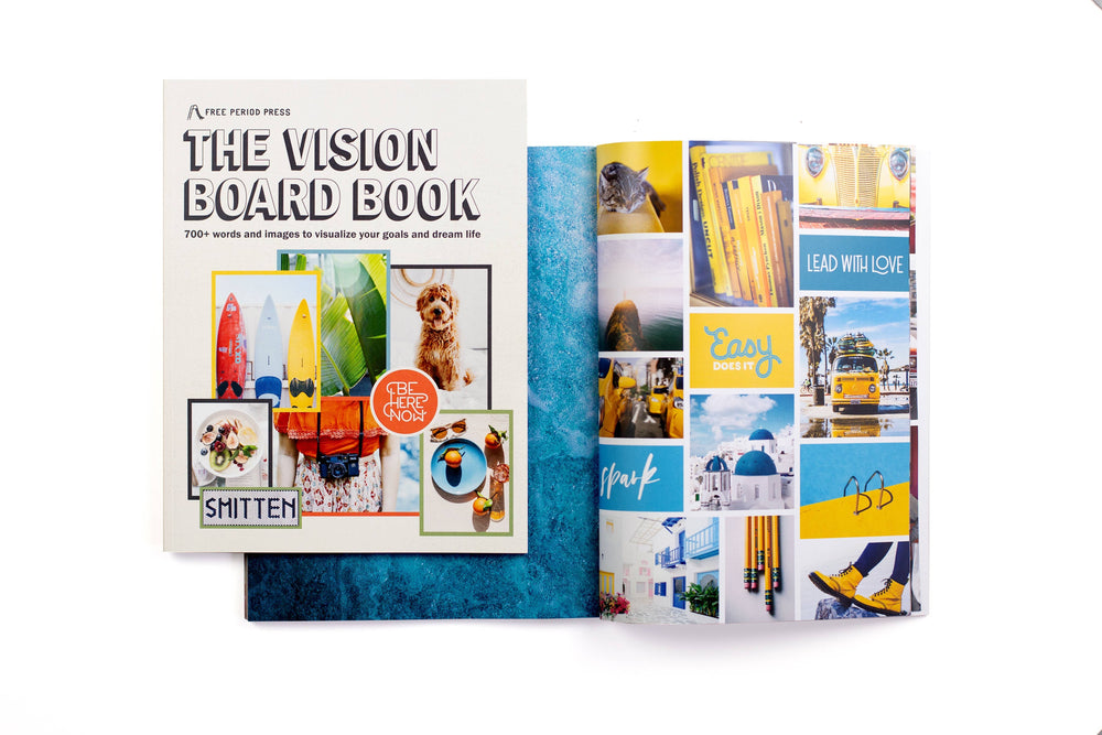 Free Period Press paper The Vision Board Book: 700+ Words & Images