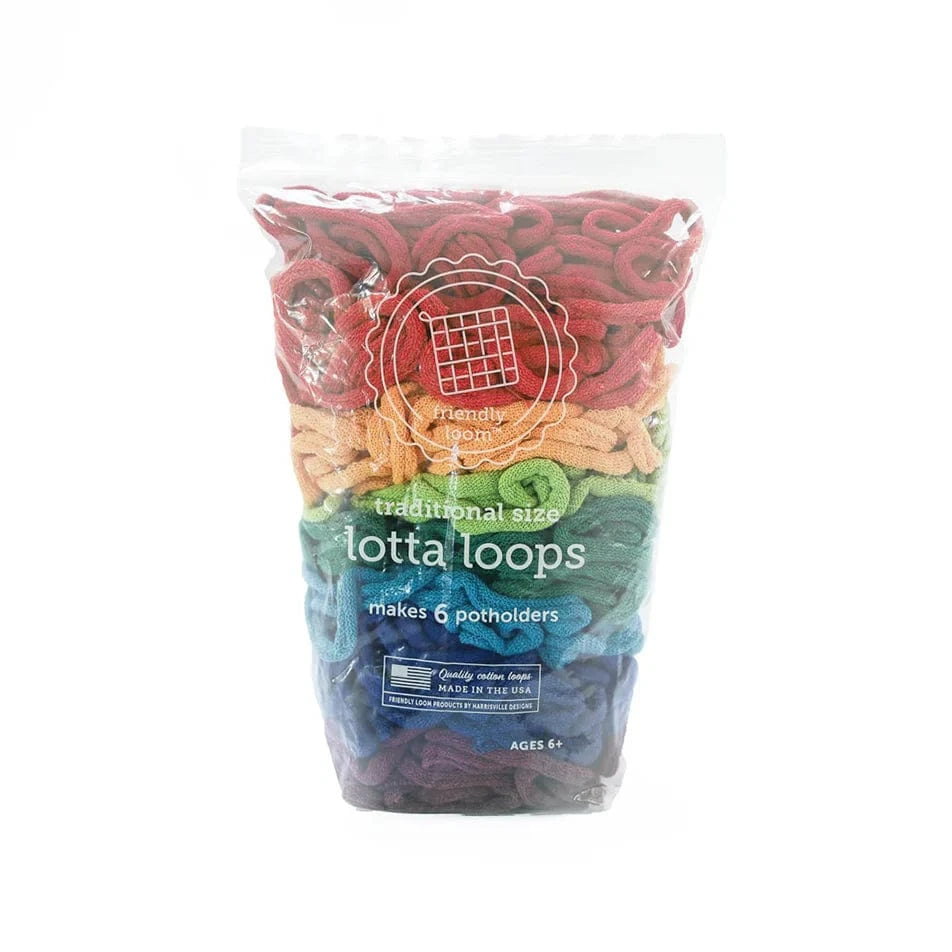 Friendly Loom Gifts Traditional Loops - Rainbow Lotta Loops | Friendly Loom