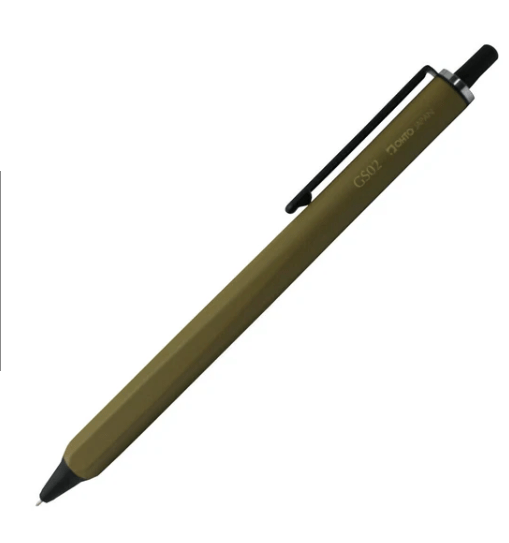 Fuji Paper Khaki OHTO Gel Ballpoint Pen 0.5mm