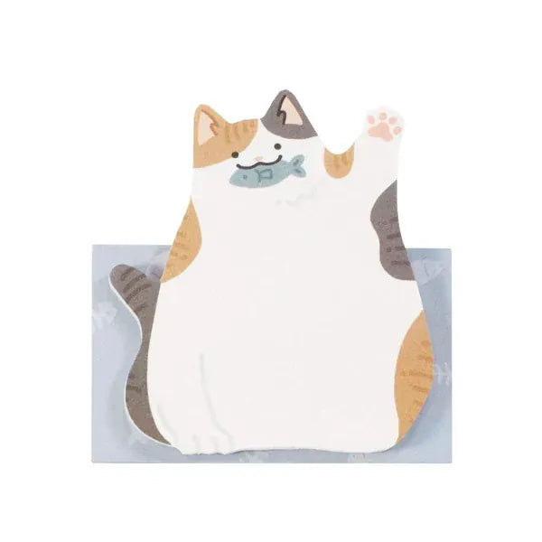Fuji Paper Kutsuwa Hi! Sticky Notes - Cat