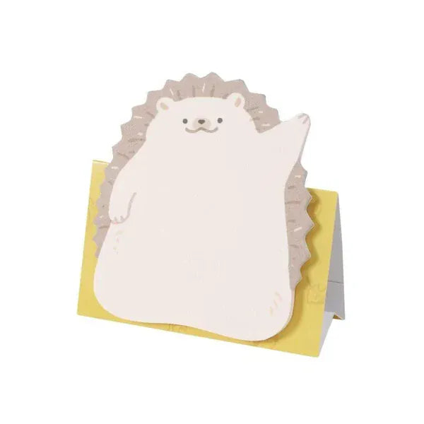 Fuji Paper Kutsuwa Hi! Sticky Notes - Hedgehog