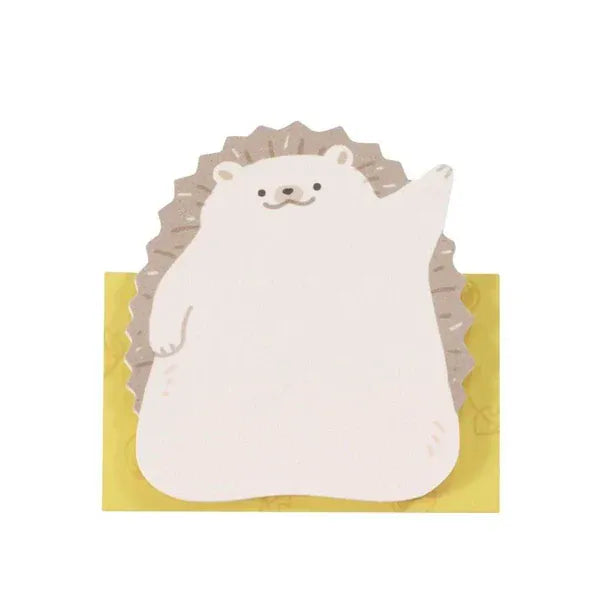 Fuji Paper Kutsuwa Hi! Sticky Notes - Hedgehog
