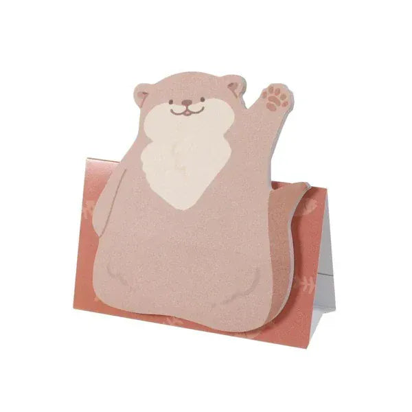 Fuji Paper Kutsuwa Hi! Sticky Notes - Otter