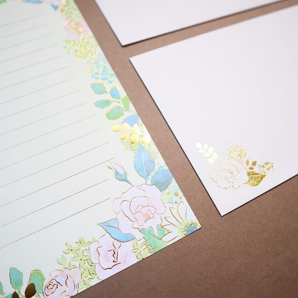 Fuji Paper Letter Writing Set - Flowers