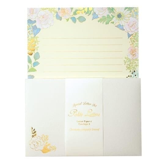 Fuji Paper Letter Writing Set - Flowers
