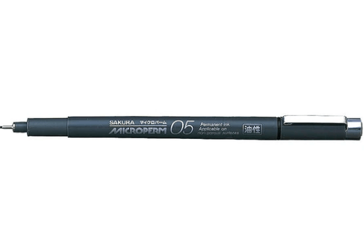 Fuji Paper Sakura Microperm 05 Black Pen