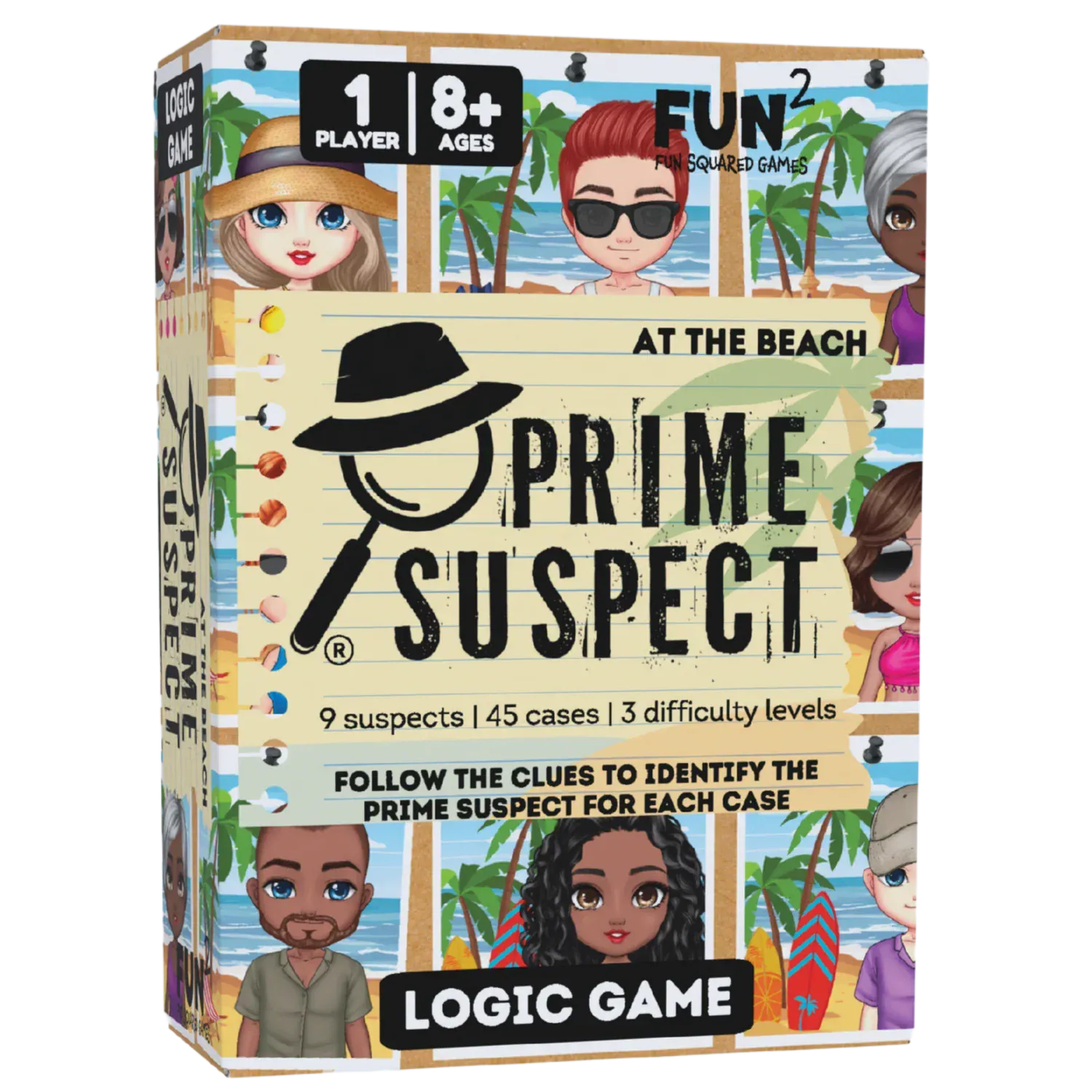 Fun Squared Games Games Prime Suspect: At the Beach | Fun Squared Games