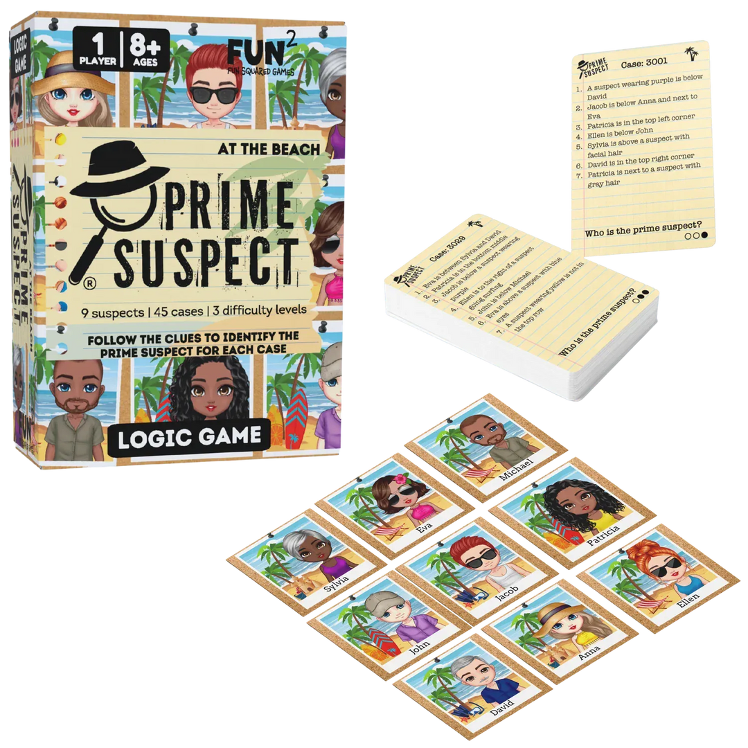 Fun Squared Games Games Prime Suspect: At the Beach | Fun Squared Games