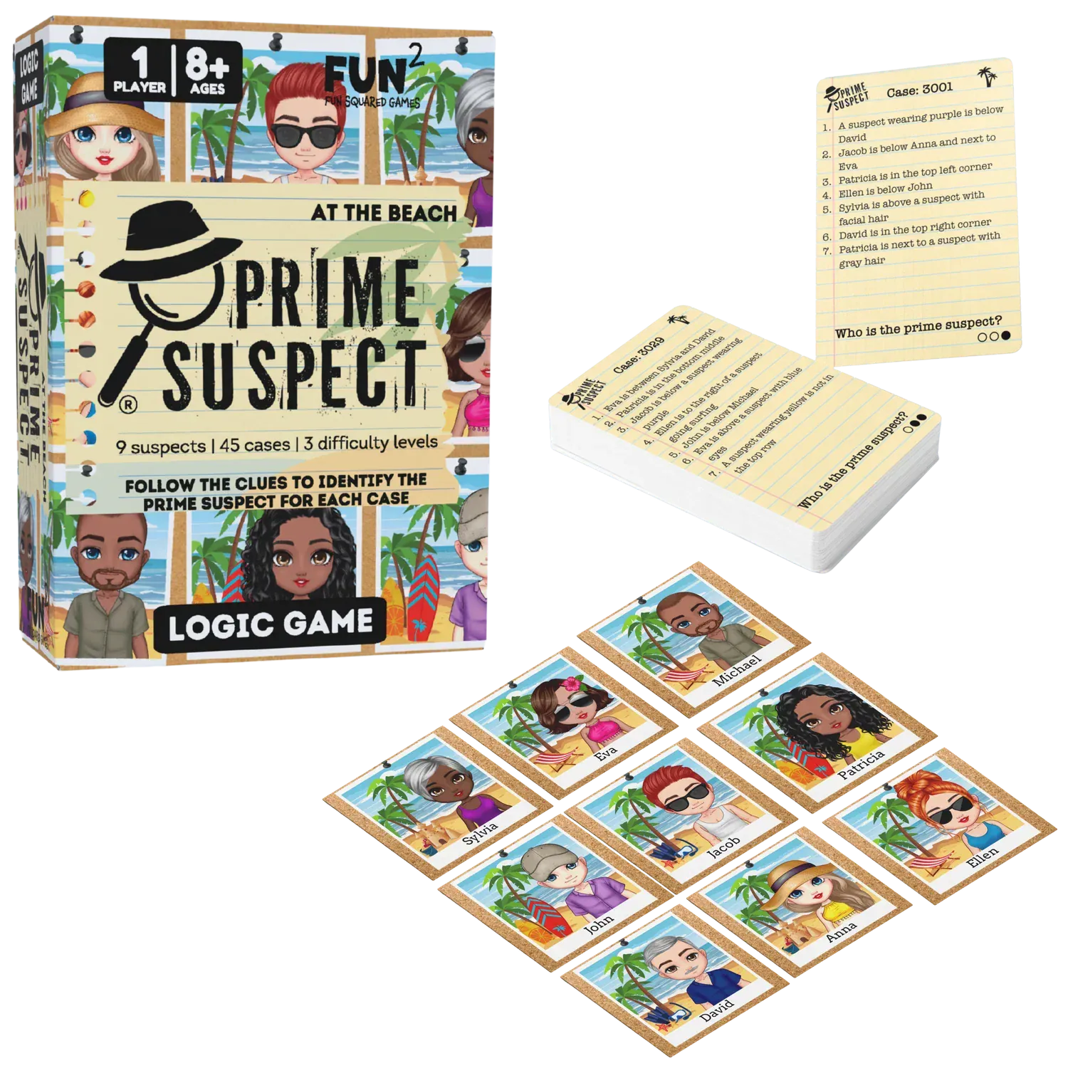 Fun Squared Games Games Prime Suspect: At the Beach | Fun Squared Games
