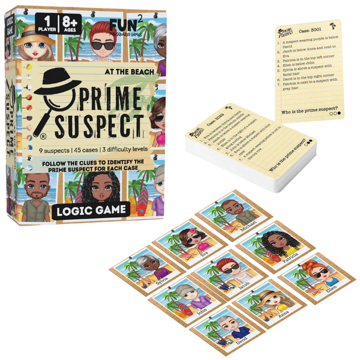 Fun Squared Games Games Prime Suspect: At the Beach | Fun Squared Games