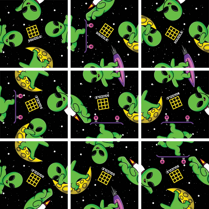 Fun Squared Games Puzzle Aliens Squzzle Puzzle | Fun Squared Games