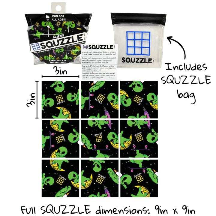 Fun Squared Games Puzzle Aliens Squzzle Puzzle | Fun Squared Games