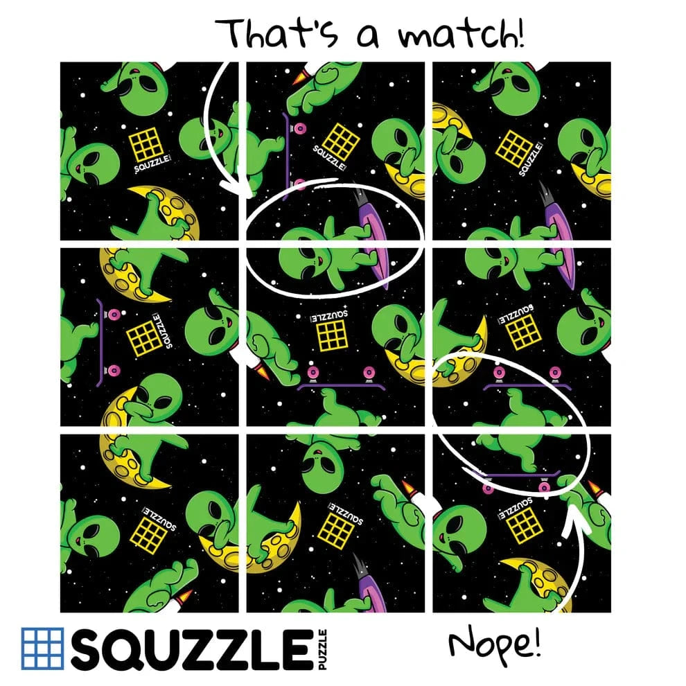 Fun Squared Games Puzzle Aliens Squzzle Puzzle | Fun Squared Games