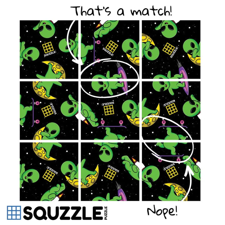 Fun Squared Games Puzzle Aliens Squzzle Puzzle | Fun Squared Games
