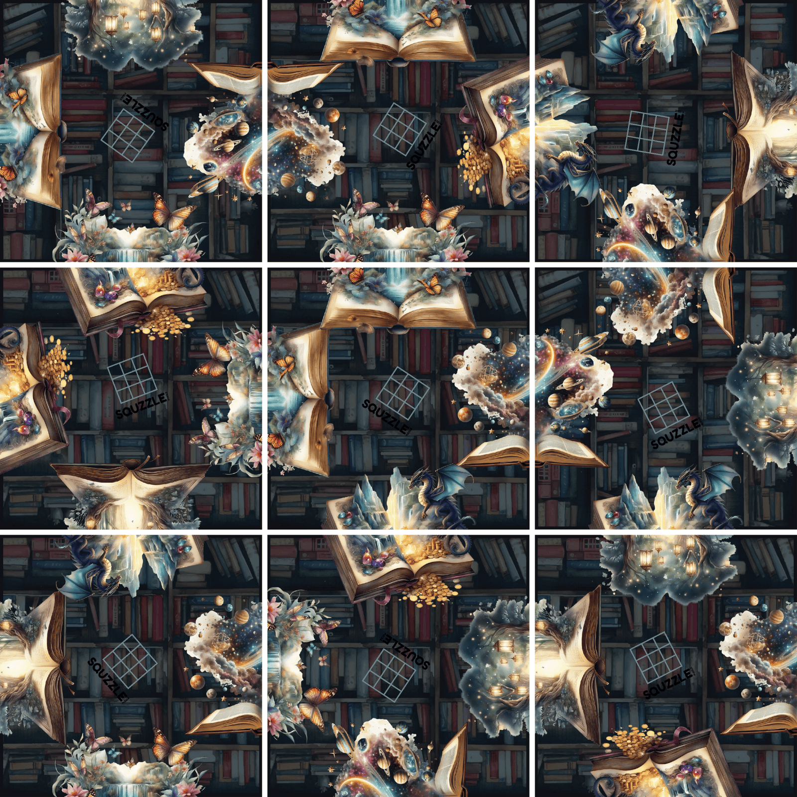 Fun Squared Games Puzzle Books Squzzle Puzzle | Fun Squared Games