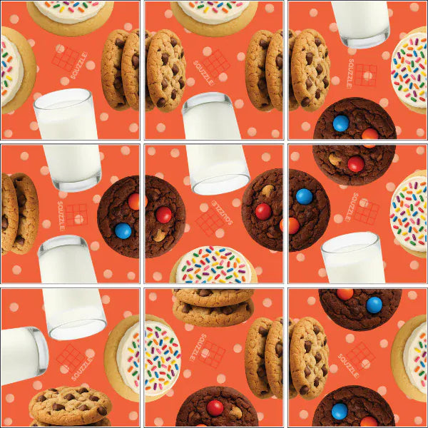 Fun Squared Games Puzzle Cookies and Milk Squzzle Puzzle | Fun Squared Games