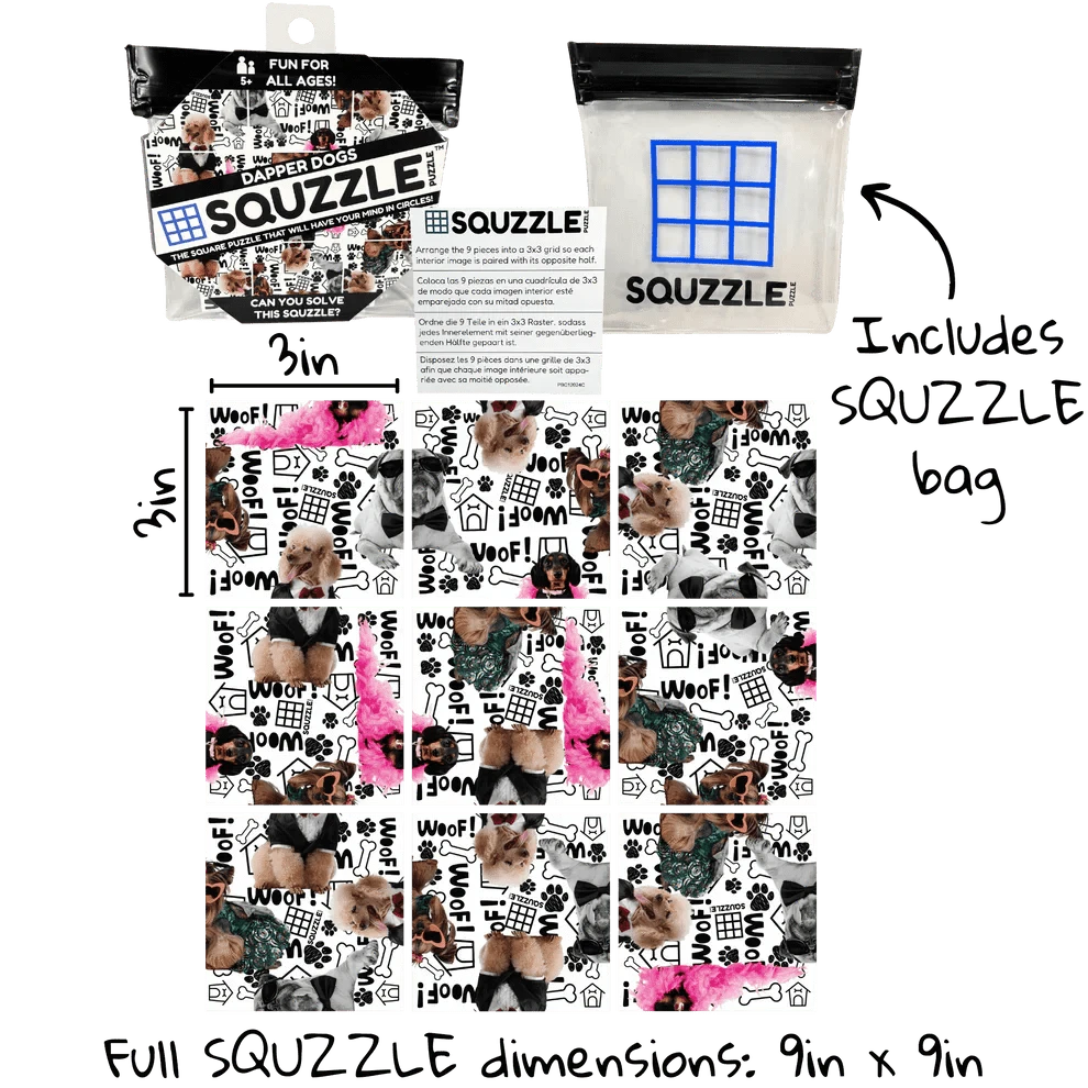 Fun Squared Games Puzzle Dapper Dogs Squzzle Puzzle | Fun Squared Games