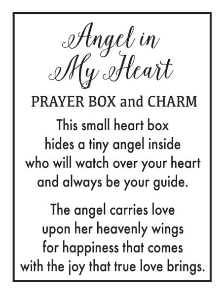 Ganz Charm Angels in My Heart Prayer Box Charm