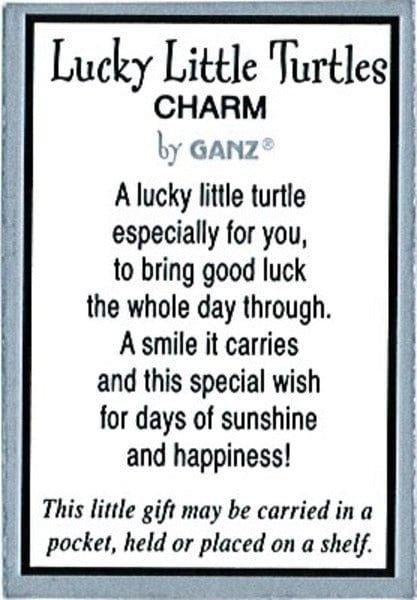 Ganz Charm Lucky Little Turtles Charm