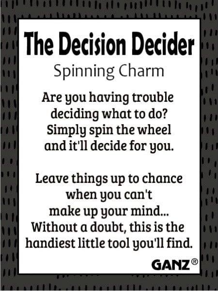 Ganz Gifts Decider Spinning Charm