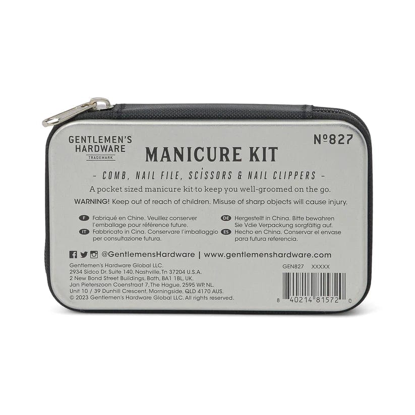 Gentlemen's Hardware Men's gifts Manicure Kit