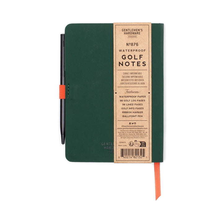 Gentlemen's Hardware Paper Waterproof Golf Notebook