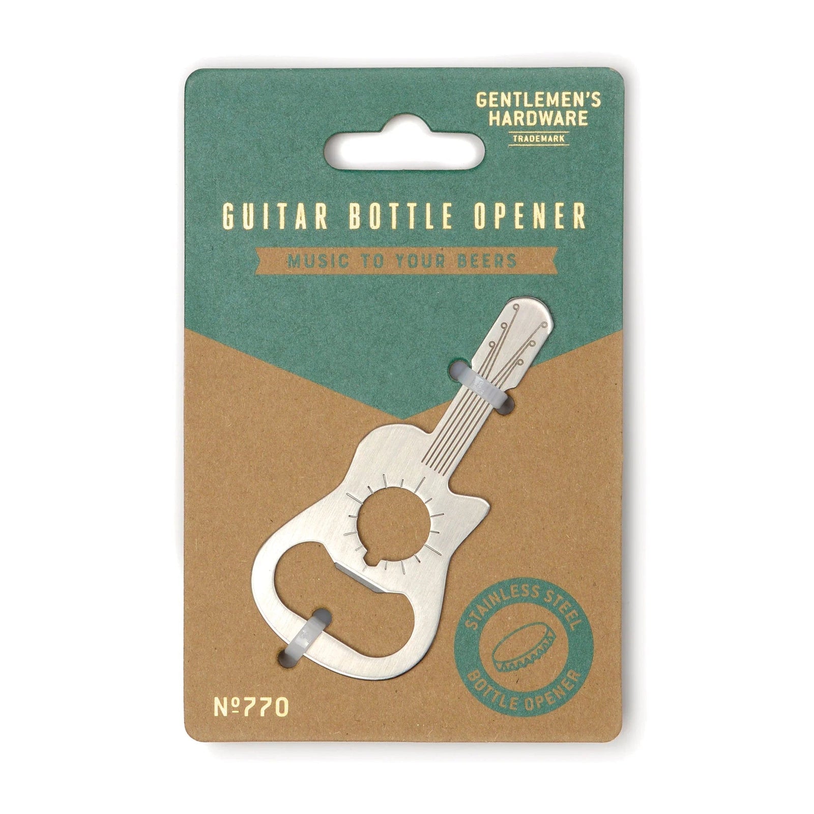 Gentlemen's Hardware Tool Guitar Bottle Opener