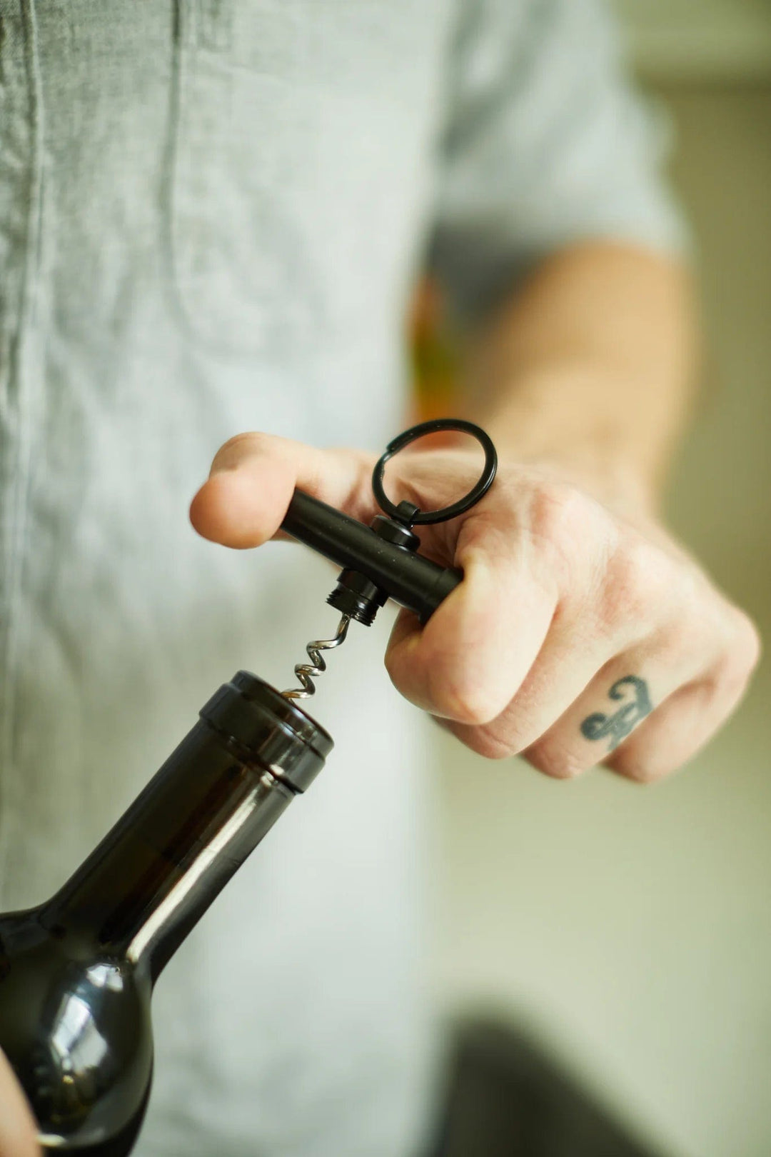 Gentlemen's Hardware Tool Keychain Corkscrew