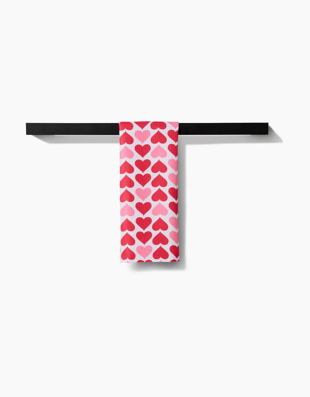 Geometry Bar Towel Blushing Hearts Bar Towel