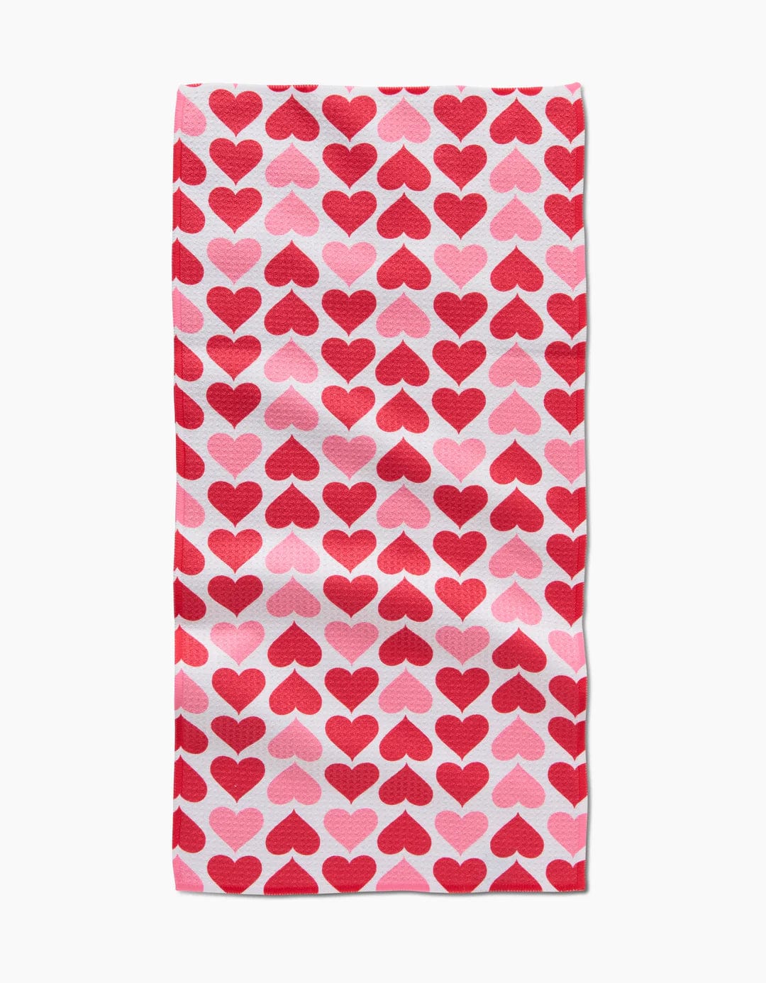 Geometry Bar Towel Blushing Hearts Bar Towel