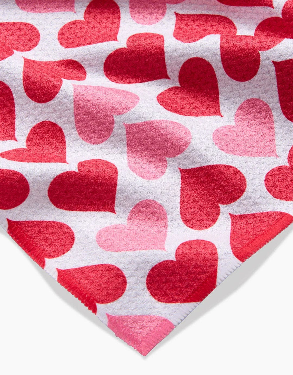 Geometry Bar Towel Blushing Hearts Bar Towel