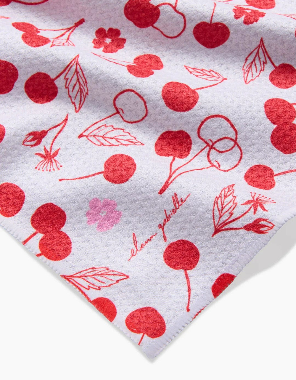 Geometry Bar Towel Cute Cherry Bar Towel