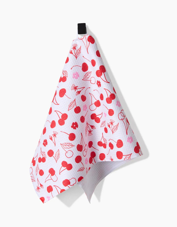 Geometry Bar Towel Cute Cherry Bar Towel