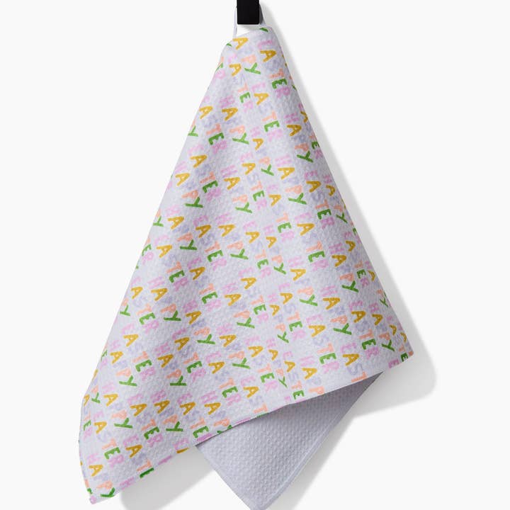 Geometry Bar Towel Easter Cheer Bar Towel