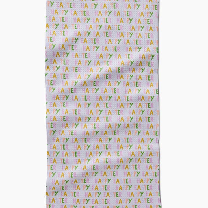 Geometry Bar Towel Easter Cheer Bar Towel