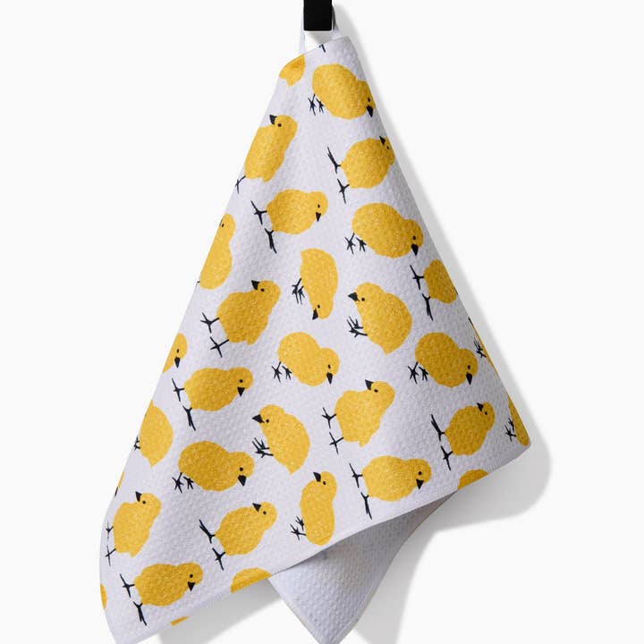 Geometry Bar Towel Peep Parade Bar Towel