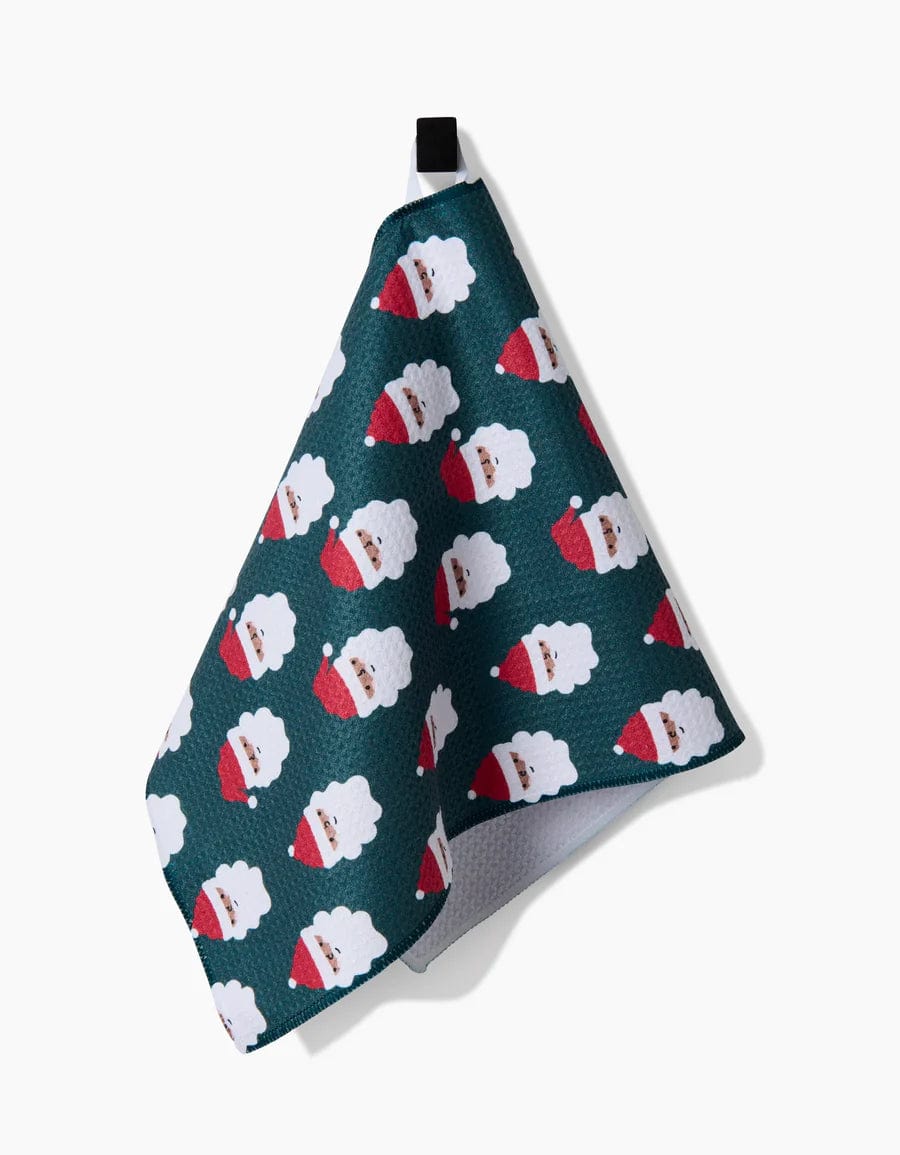 Geometry Bar Towel Santa Santa Bar Towel