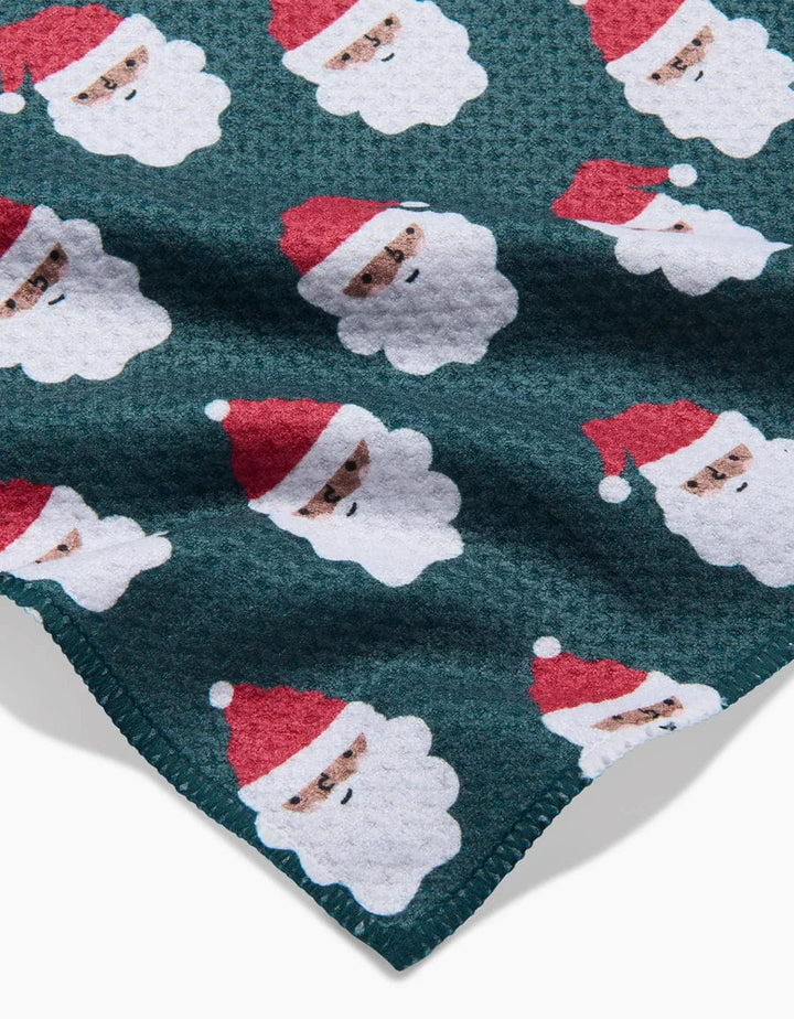 Geometry Bar Towel Santa Santa Bar Towel