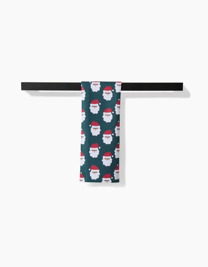 Geometry Bar Towel Santa Santa Bar Towel