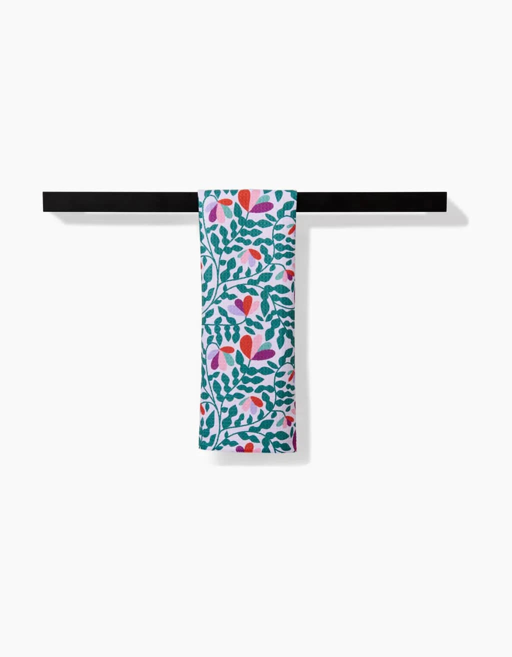 Geometry Bar Towel Spring Wavy Leaves Bar Towel