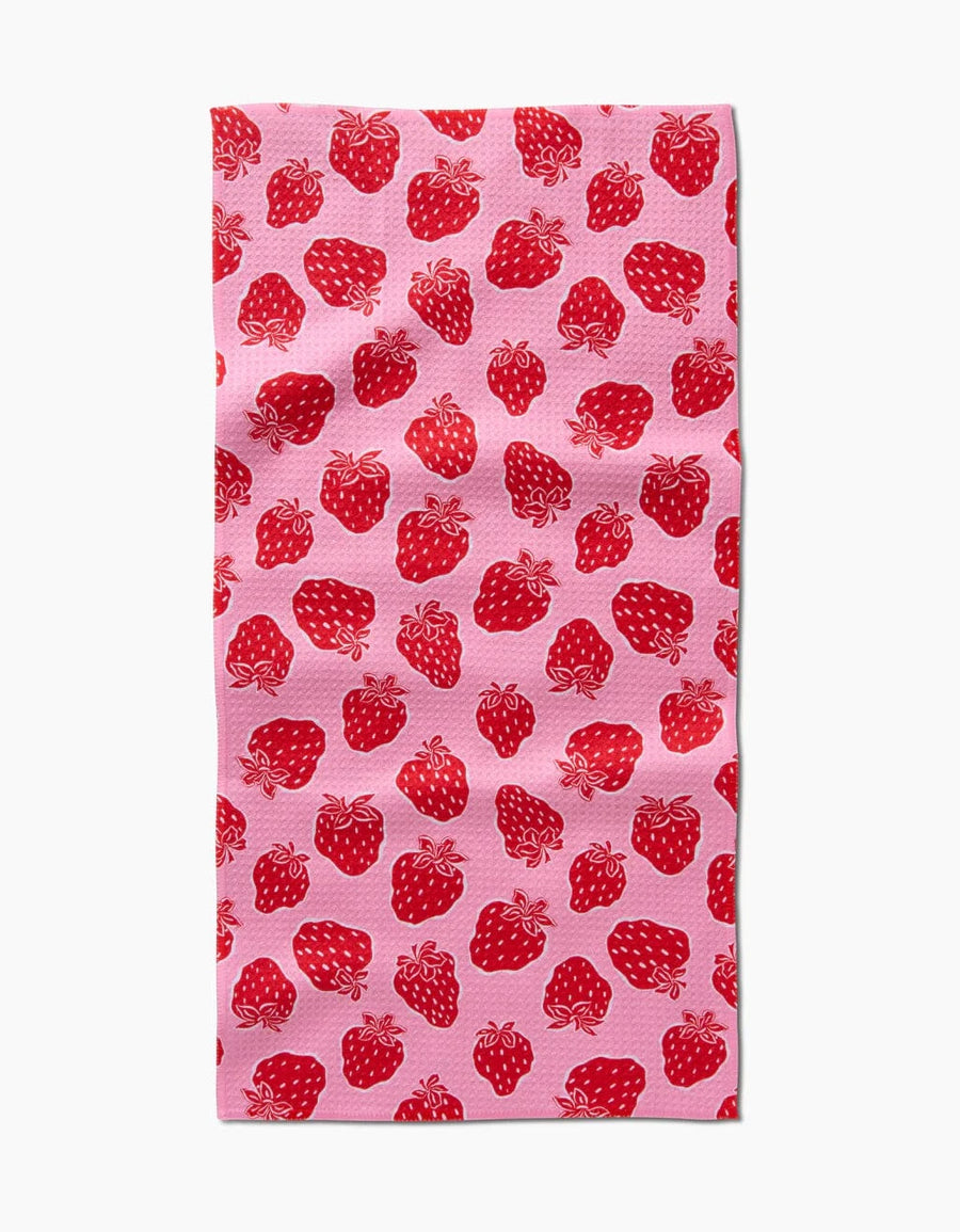 Geometry Bar Towel Strawberry Fields Bar Towel